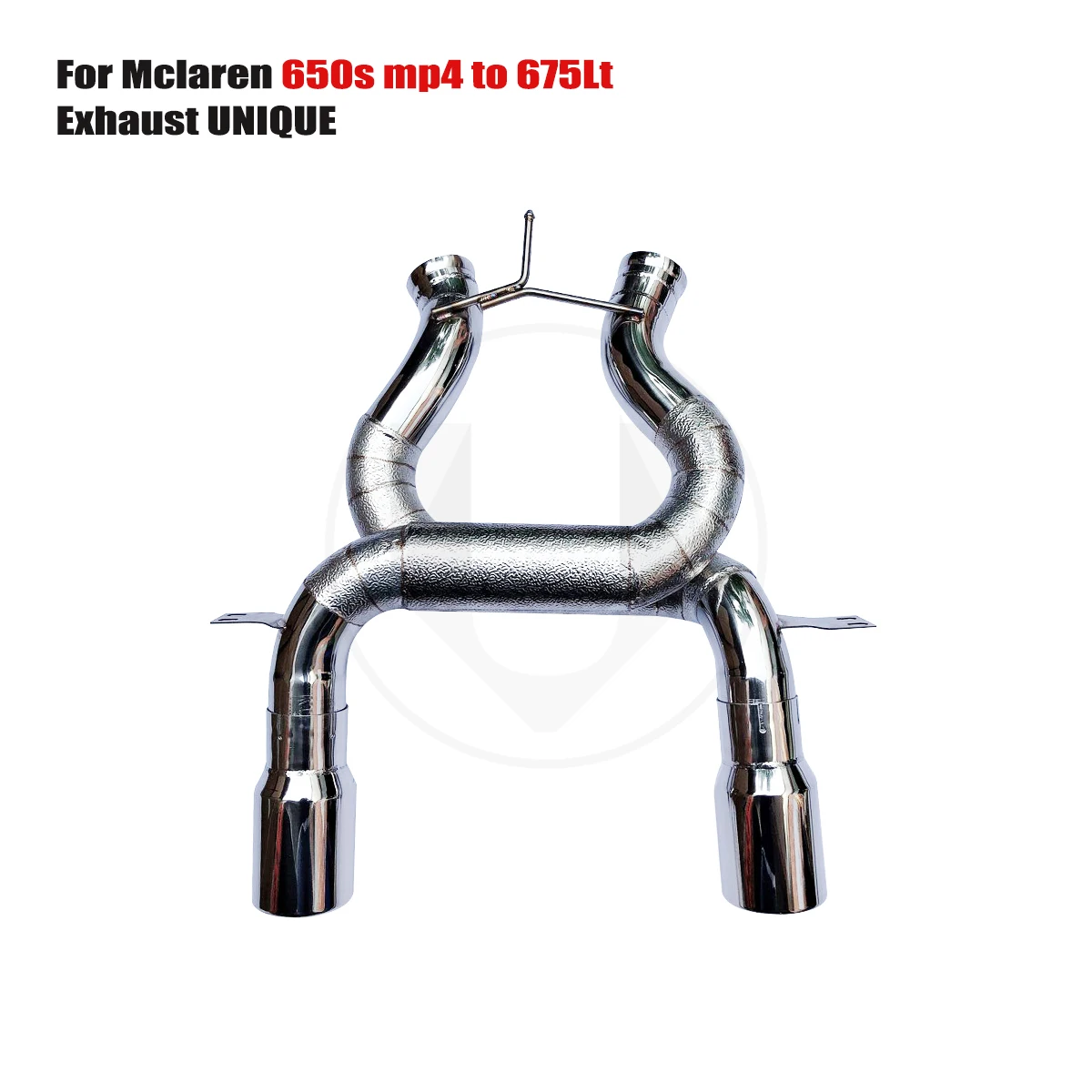 UNIQUE For Mclaren 650s mp4 to 675Lt performance valve exhaust system ss304 exhaust muffler