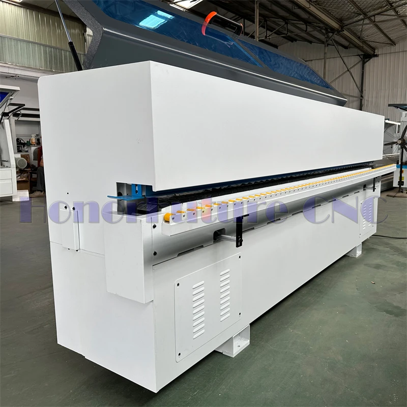 6 Function Automatic Edge Banding Machine With Fine Trimming For Mdf Melamine Chipboard Particle Board Plywood