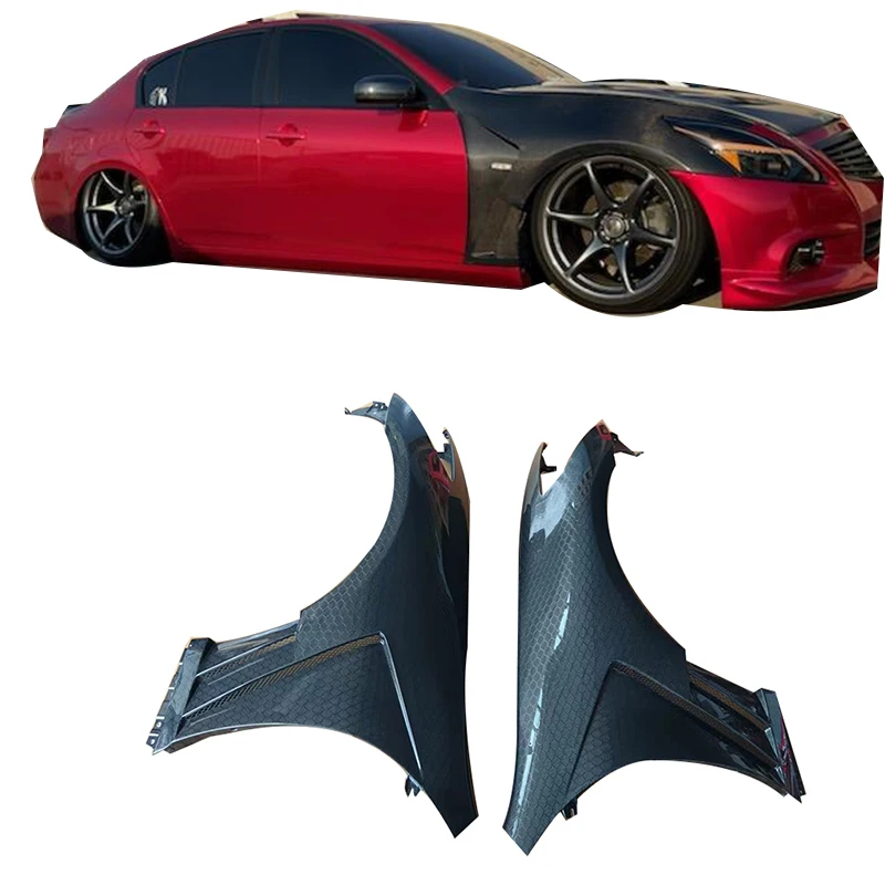 

High Quality Honeycomb Carbon Fiber Fender Suitable for Infiniti G37 Sedan 4 Door Carbon Fender Perfect Fitment