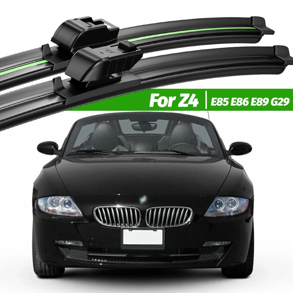 

For BMW Z4 E85 E86 E89 G29 2002-2017 2019-2022 2pcs Front Windshield Wiper Blades 2012 2020 Windscreen Window Accessories