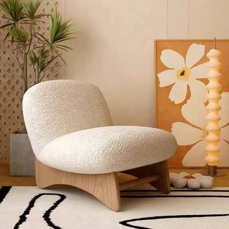 

Filling Lightweight Soft Chair Frame Lazyboy Relax Reading Nordic Lazy Chair Floor Modern Wood Fotele Do Salonu Nordic Furniture