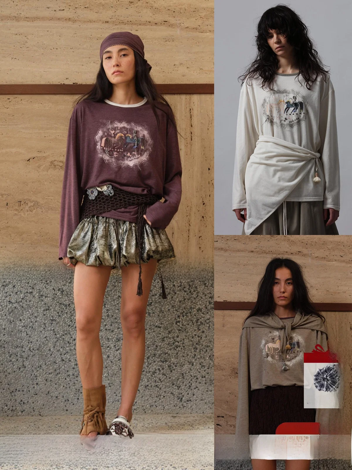 

Футболка-поло DEARSOCUTE: Купите в фирменном магазине, повседневная, свободного кроя, с длинным рукавом, круглым вырезом, стандартной длины, для женщин.