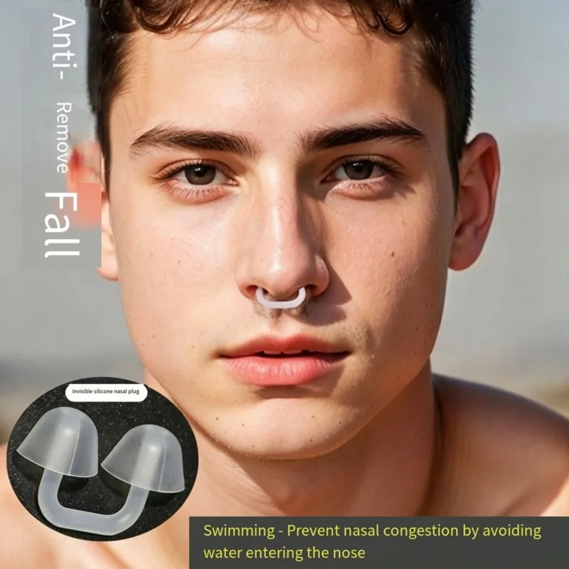 XSXS-Swimming Clip U-Shaped Nose Plug Protectors- 20PCS Comfortable Plugs For Adult Nasal Protection