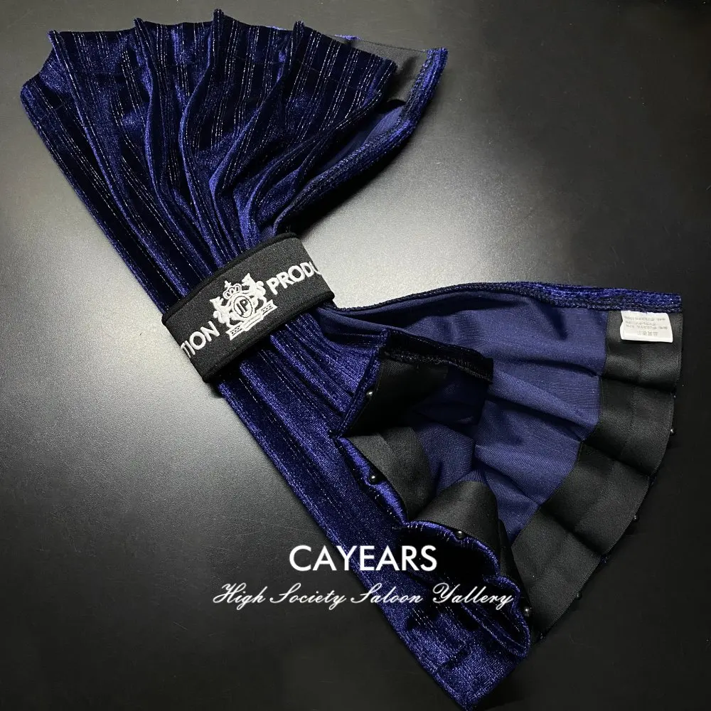 Cayears JDM Junction produce blanco JP negro lazos cortinas azul marino canario terciopelo Pleuche cenefa de sombra de ventana de coche de lujo