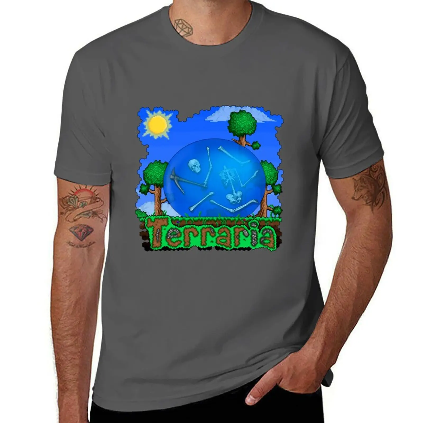 

Terraria World T-Shirt Odor Resistant Short Sleeve Top