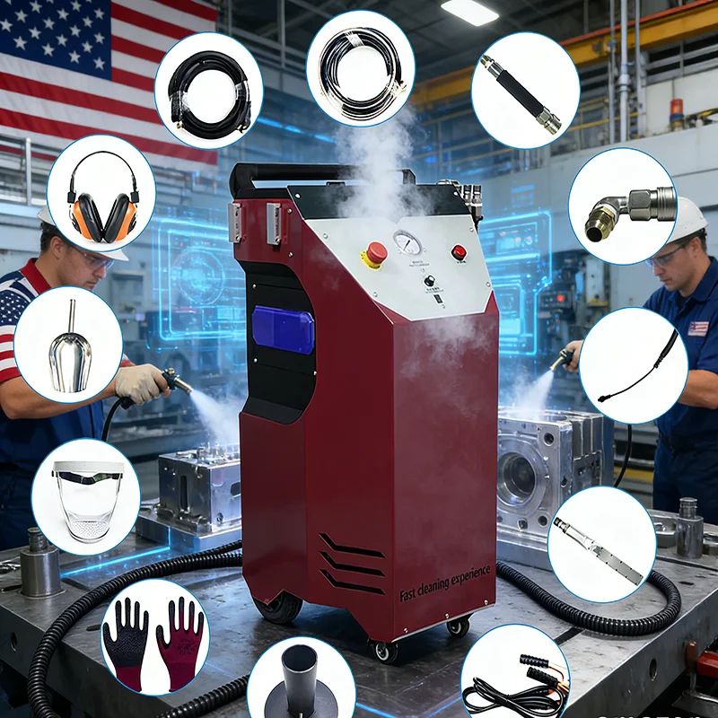 

Industrial Dry Ice Cleaning Machine Dry Ice Blaster for Printing Rubber Plastic Mold Surface Cleaning