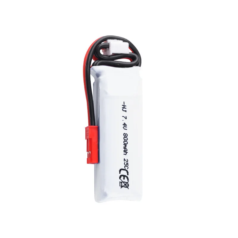 1-5 sztuk 2S 7.4V 800mAh bateria Lipo dla WLtoys K979 K969 K989 K999 P929 części zdalnie sterowanym samochodowym do Mini-q 1/28 RC do samochodów