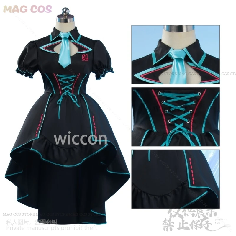 Anime Game Project Sekai Colorful Stage Feat Mikuuu Cosplay Knights Of The Moonlight Costume Dress Lolita Wigs Skirt Customized