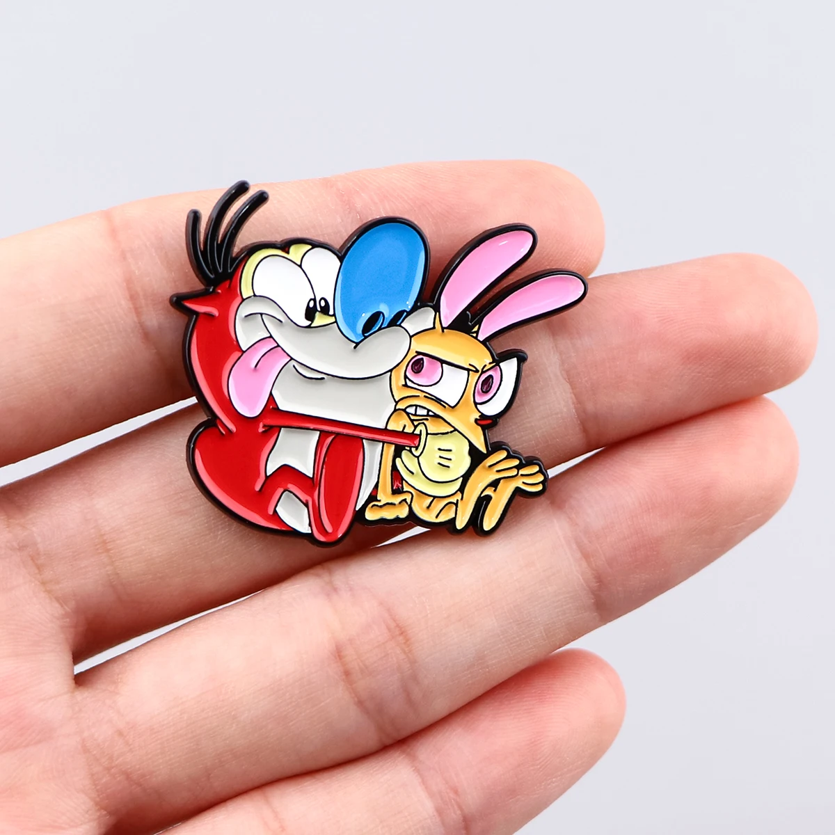 Cute Dog Enamel Pins Cartoon Monster Brooches For Women Metal Lapel Badge Fashion Jewelry Clothes Accessories Birthday Gifts image 3