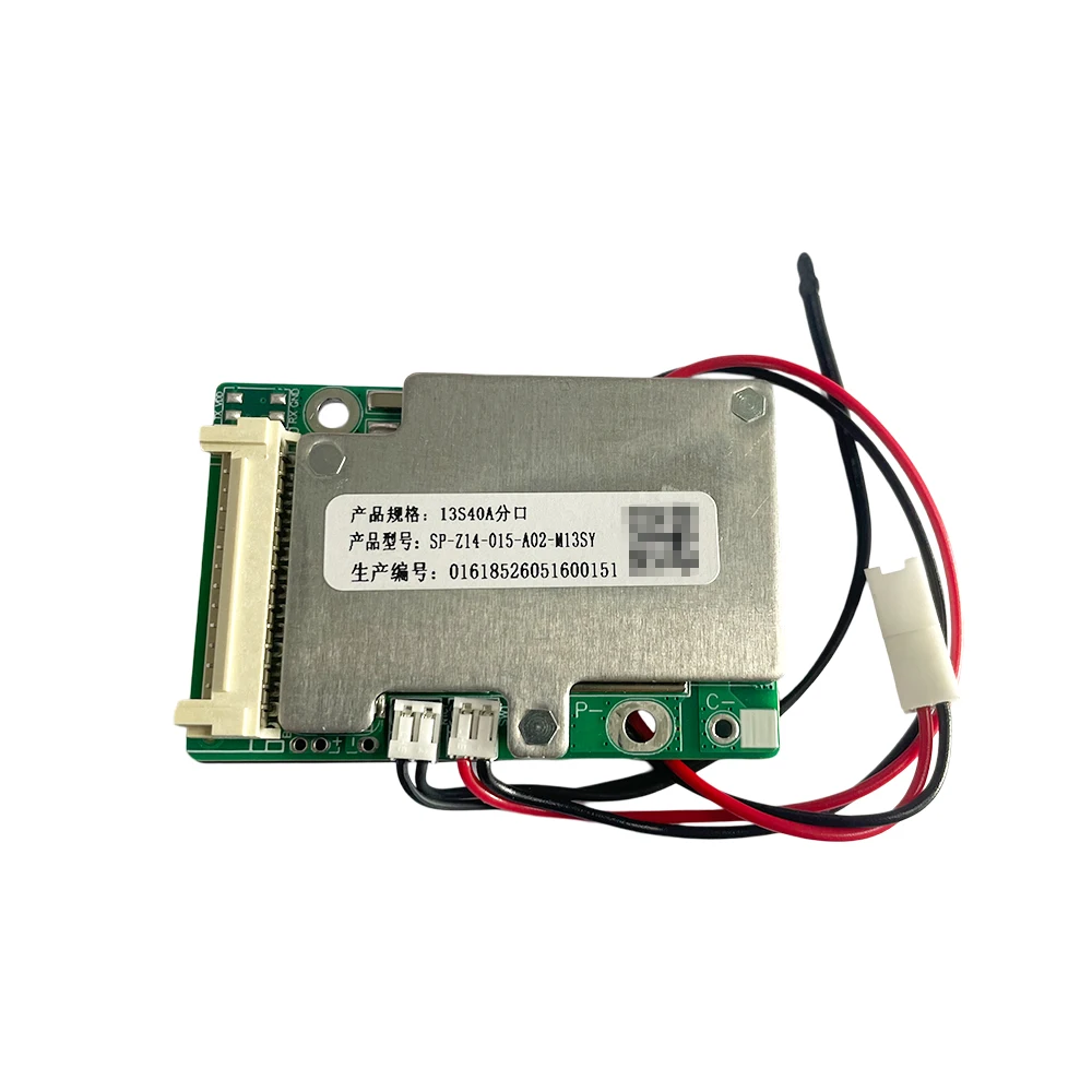 13S 48V 40A Ultra Thin Split Port NCM BMS, NTC Low Power Switch, Charge Port 0V No Floating Voltage Lithium Protection Board
