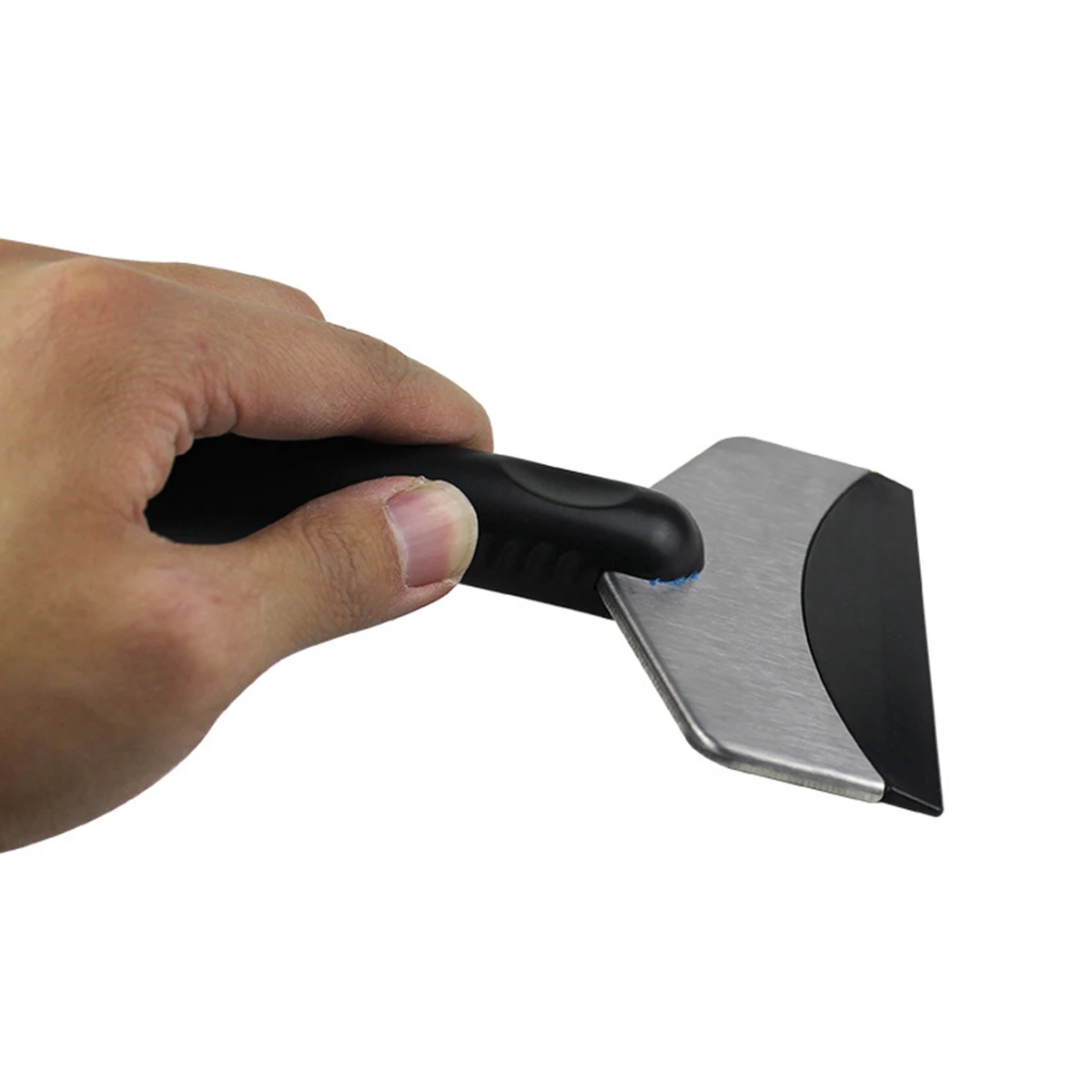 

Mini Portable Stainless Steel Car Ice Snow Shovel Non-Slip Handle Emergency Scraper for Vehicle Windshield Snow Removal Car