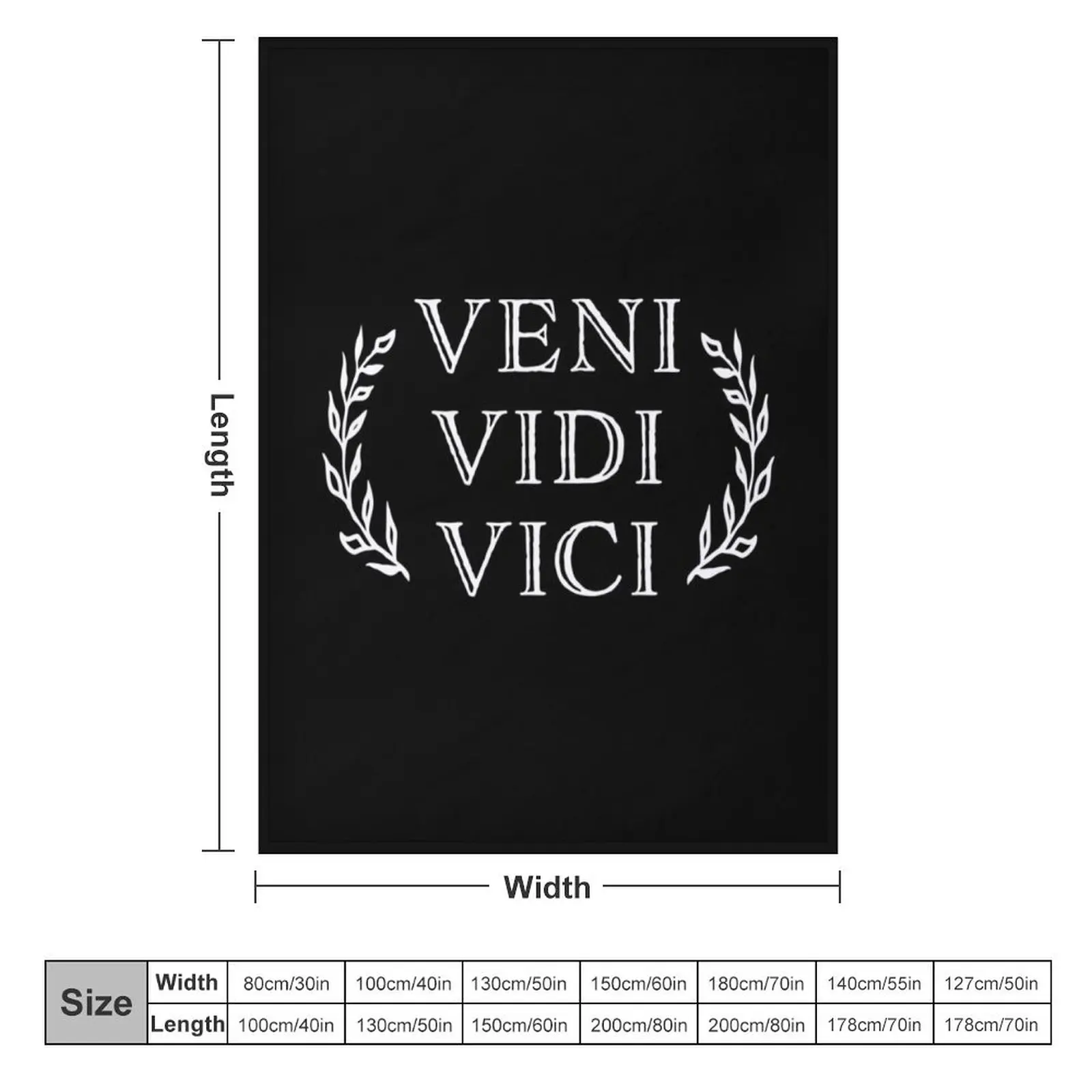 Veni Vidi Vici Caesar Victory Throw Blanket Luxury Thicken Stuffeds Decorative Sofas blankets ands Blankets