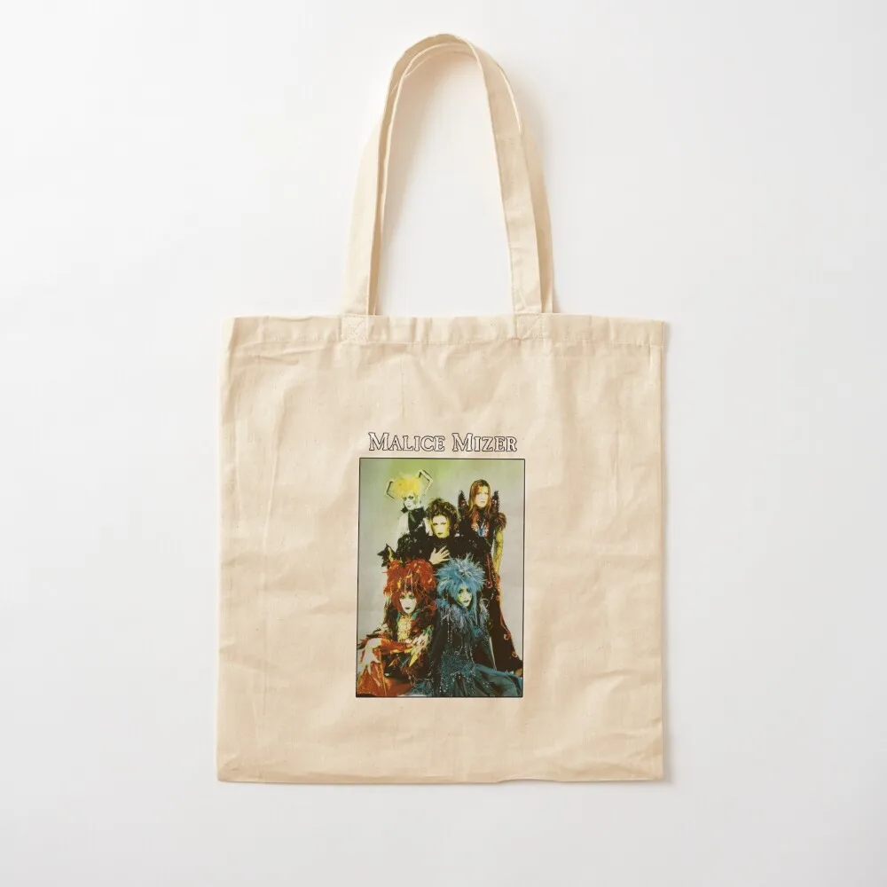 MALICE MIZER - merveilles Era Band Picture (Visual kei J-rock band with Gackt & Mana) Tote Bag cute tote bag Canvas Tote Bag