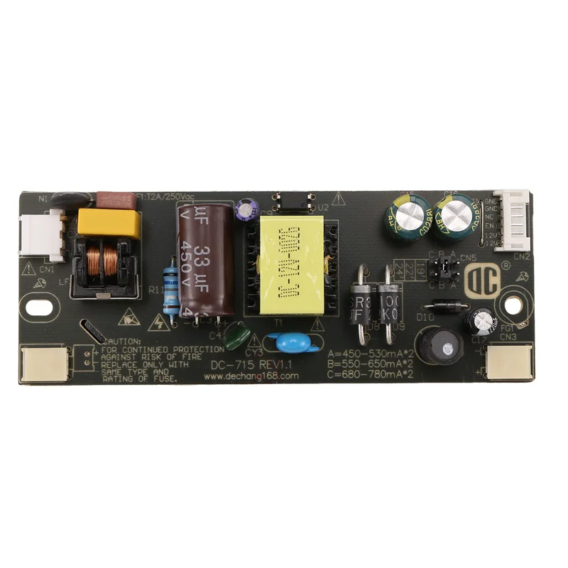 A42Z-DC-715 12V 3A 36W Universal TV Switching Power Supply โมดูลสําหรับ 15-22 นิ้ว LED LCD TV