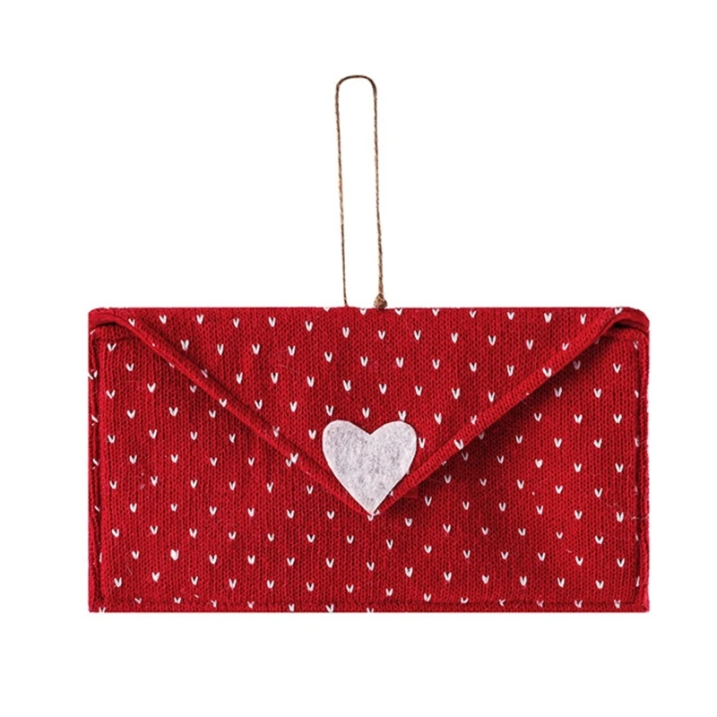 Durable Valentine's Day Party Favors Envelope Bag Gift Bags Jewelry Pouch with Fine Craftsmanship Convey True DropShipping