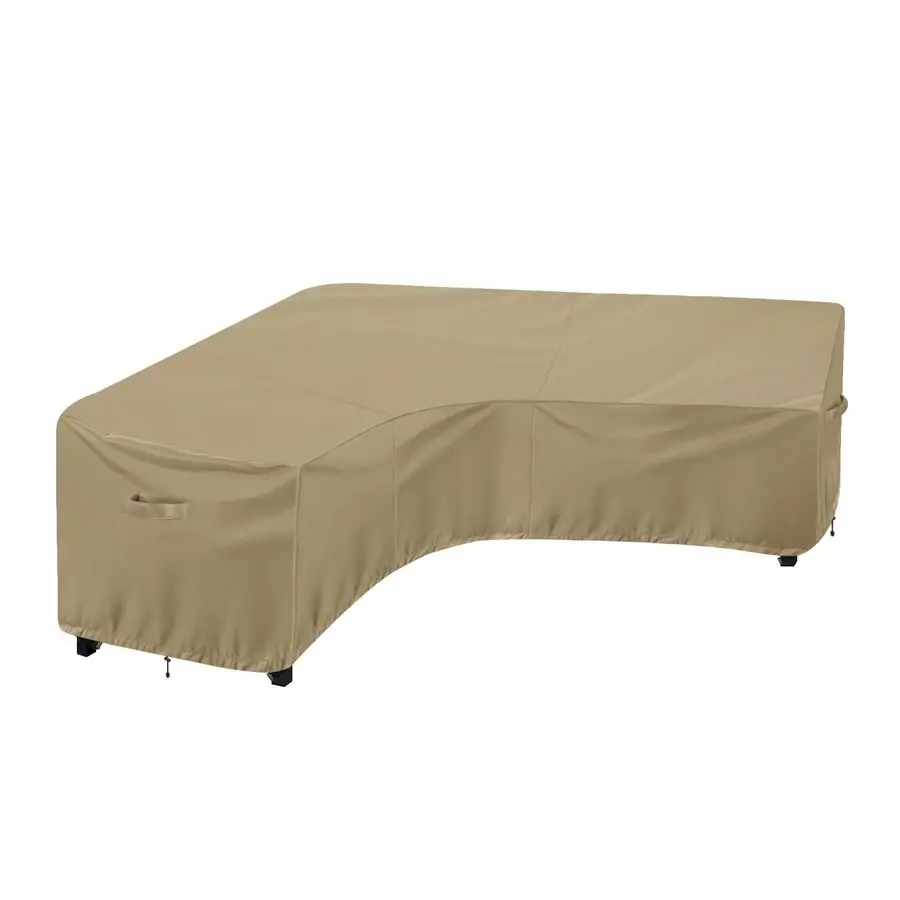 

Waterproof Outdoor Patio Sectional Cover UV Resistant amp Windproof VShaped Patio Furniture Covers for Deck, Lawn and Backyard,