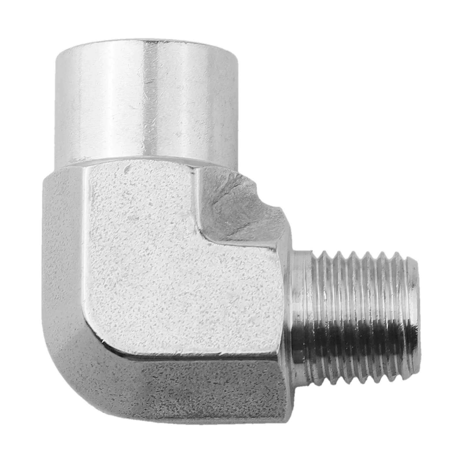 The Essential Connection Pack of Two for forged Stainless Steel 90 Degree Barstock Street Elbows for Pipes and Fittings