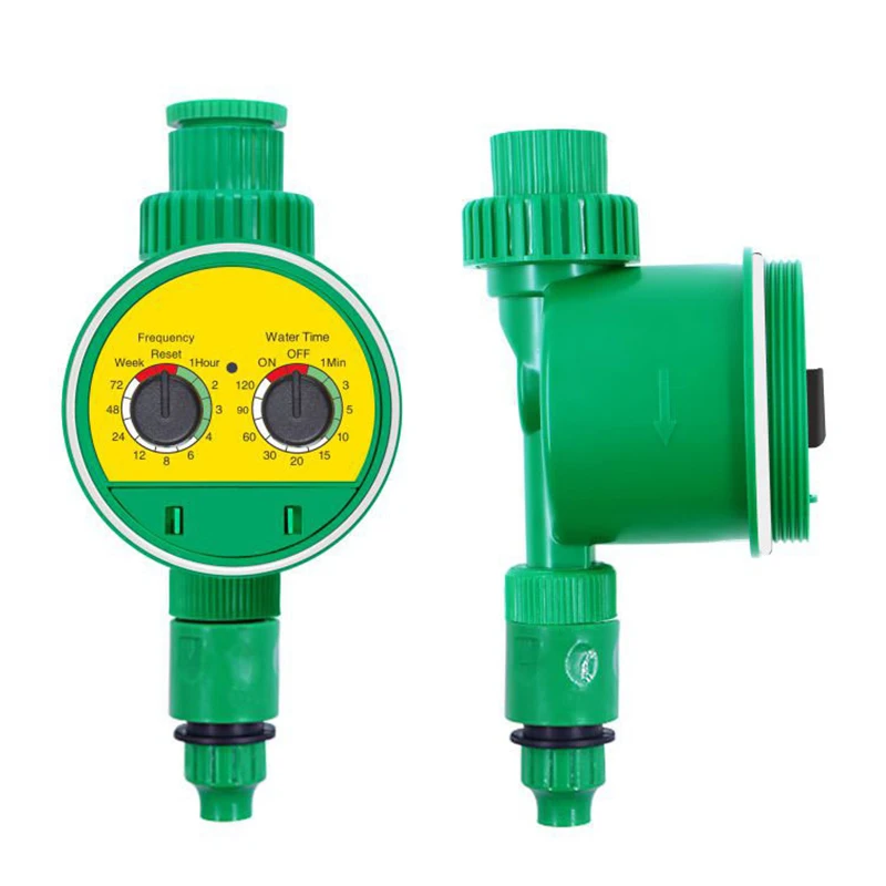 Garden Watering Irrigation System Ball Valve Timer Adjustable Misting Nozzles Automatic Spray Outdoor Greenhouse