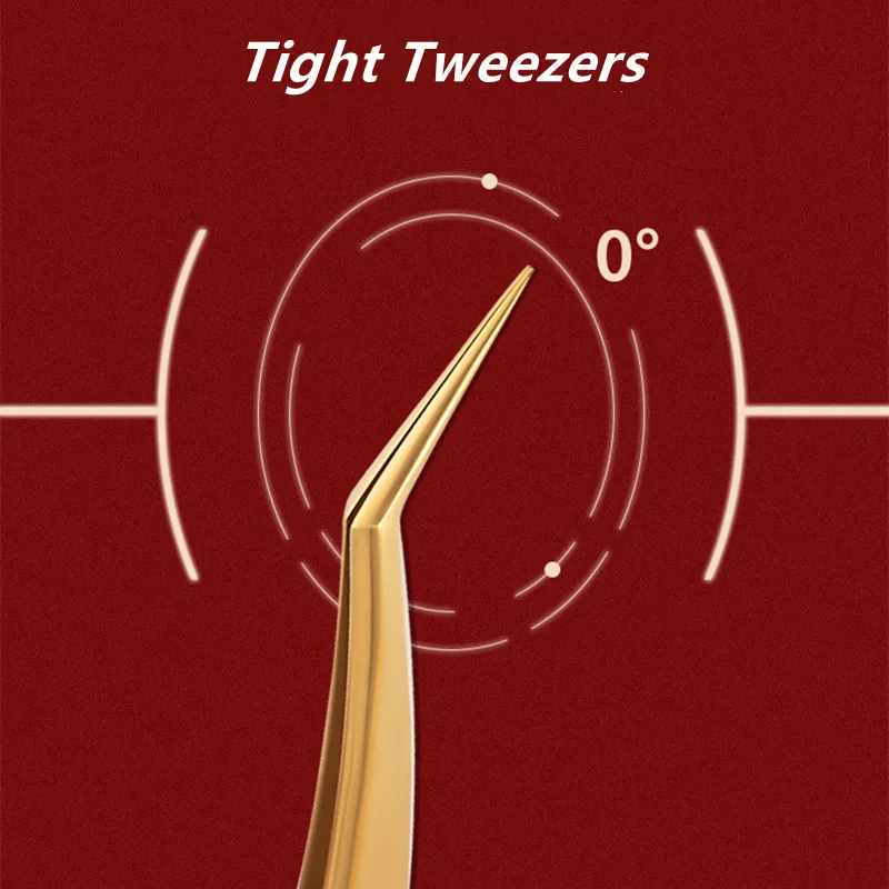 Пинцет для ресниц из нержавеющей стали пинцет для ресниц для наращивания бровей Пинцет для удаления волос золотые точные пинцеты