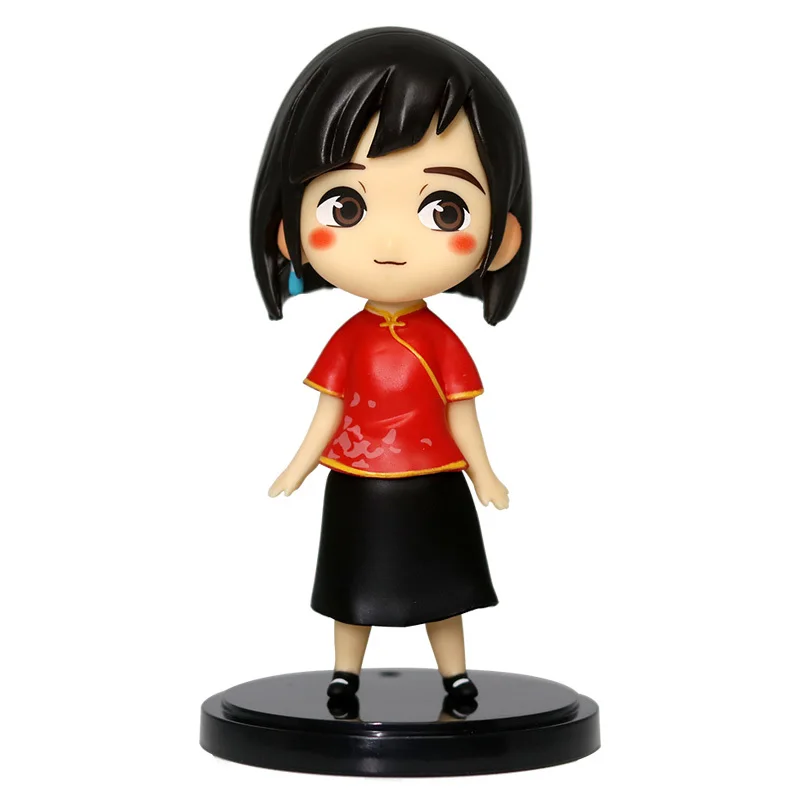 Ozdoba w stylu chińskim anime, duża ryba Haitang Kun w wersji Q, ręcznie robiona, wykwintna figurka kolekcjonerska, zabawka.