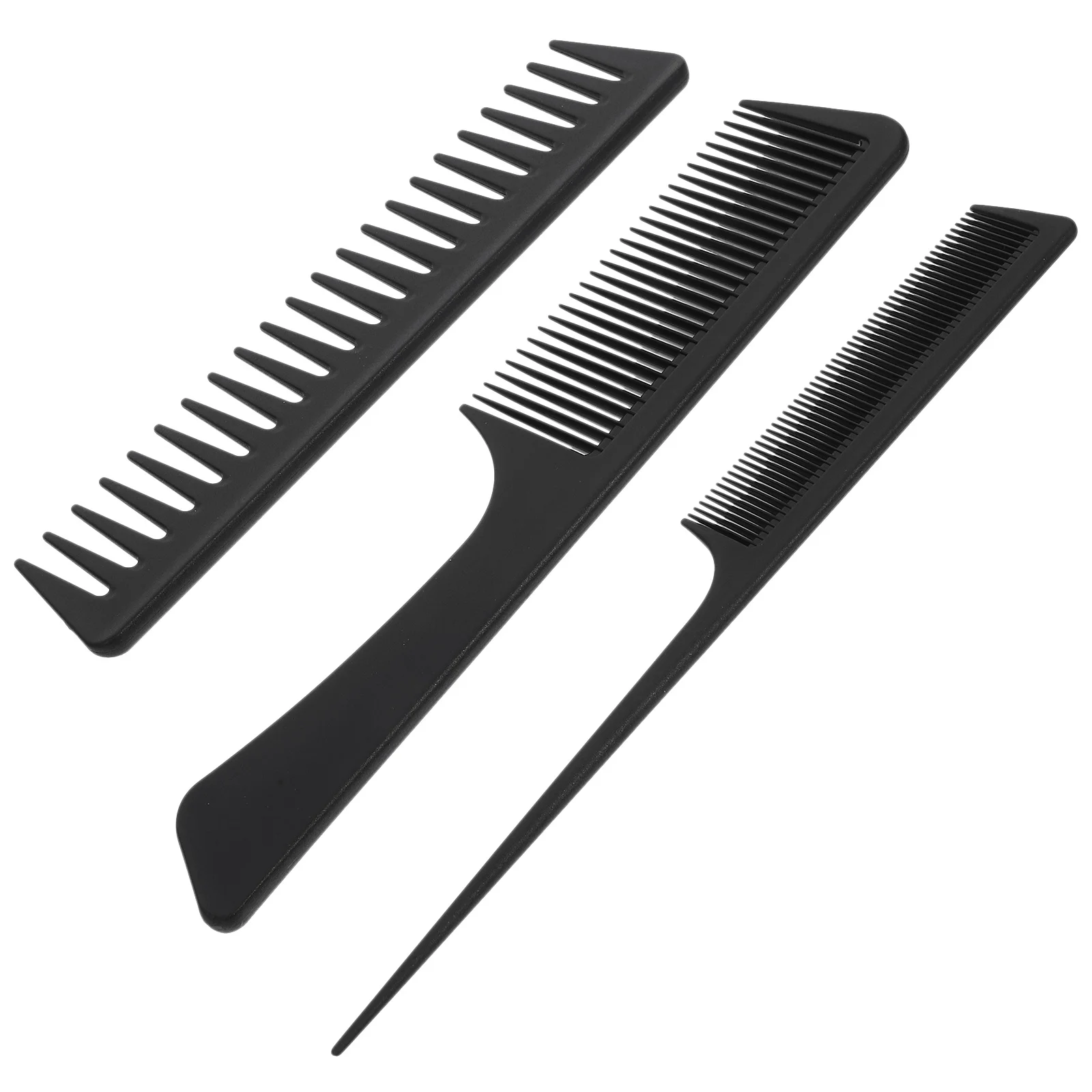 

1 комплект, антистатические парикмахерские расчески, набор хвостовых расчесок, тонкие зубцы, широкие зубцы, инструмент для укладки волос для женщин и мужчин, расчески для волос