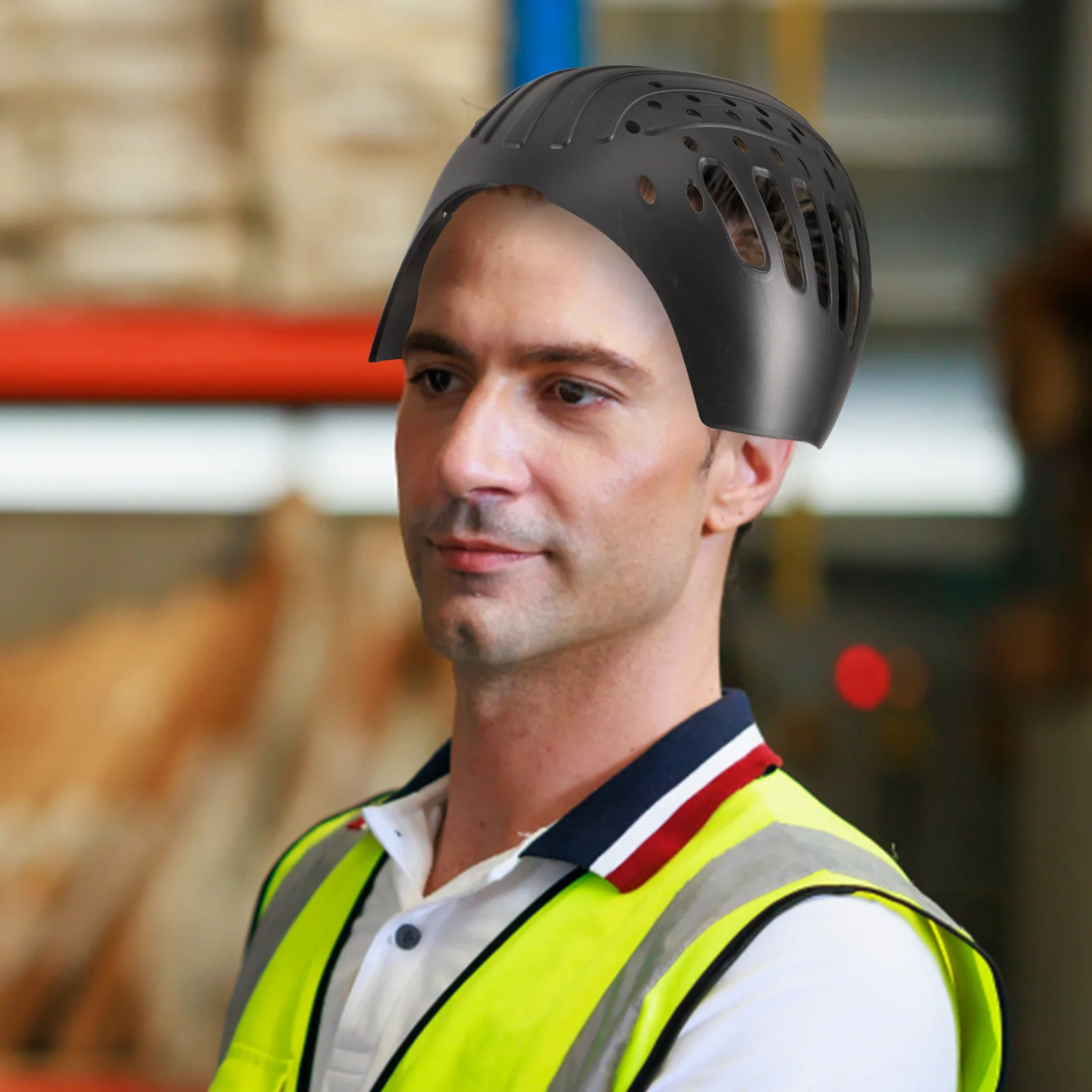 

1Pcs Black Safety Hat Insert Bump Cap Liner ABS Head Protection Baseball Hat Insert for Sports and Work