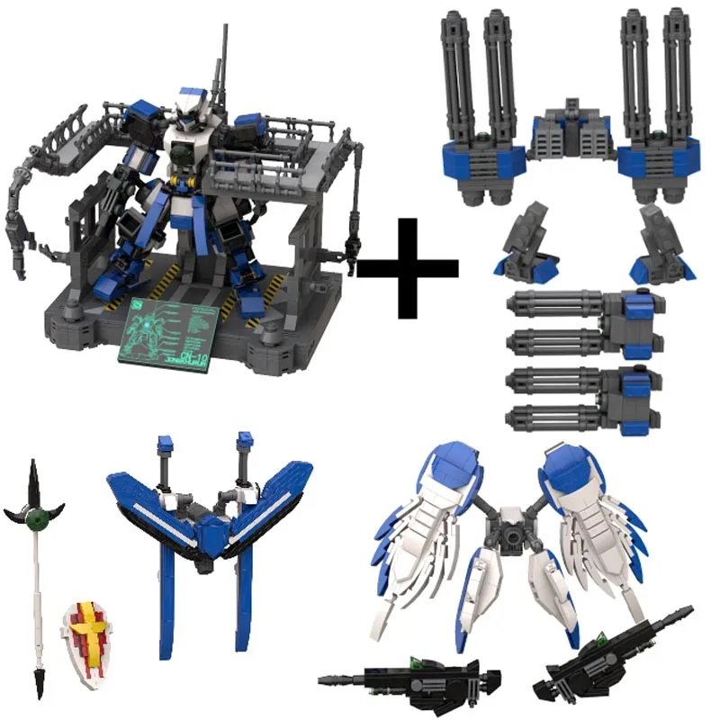 

Mecha Warrior Robot Building Blocks Kids Toy Figure Model Kits Toys For Children Assemble Bricks Action Anime Soldier Dolls MOC