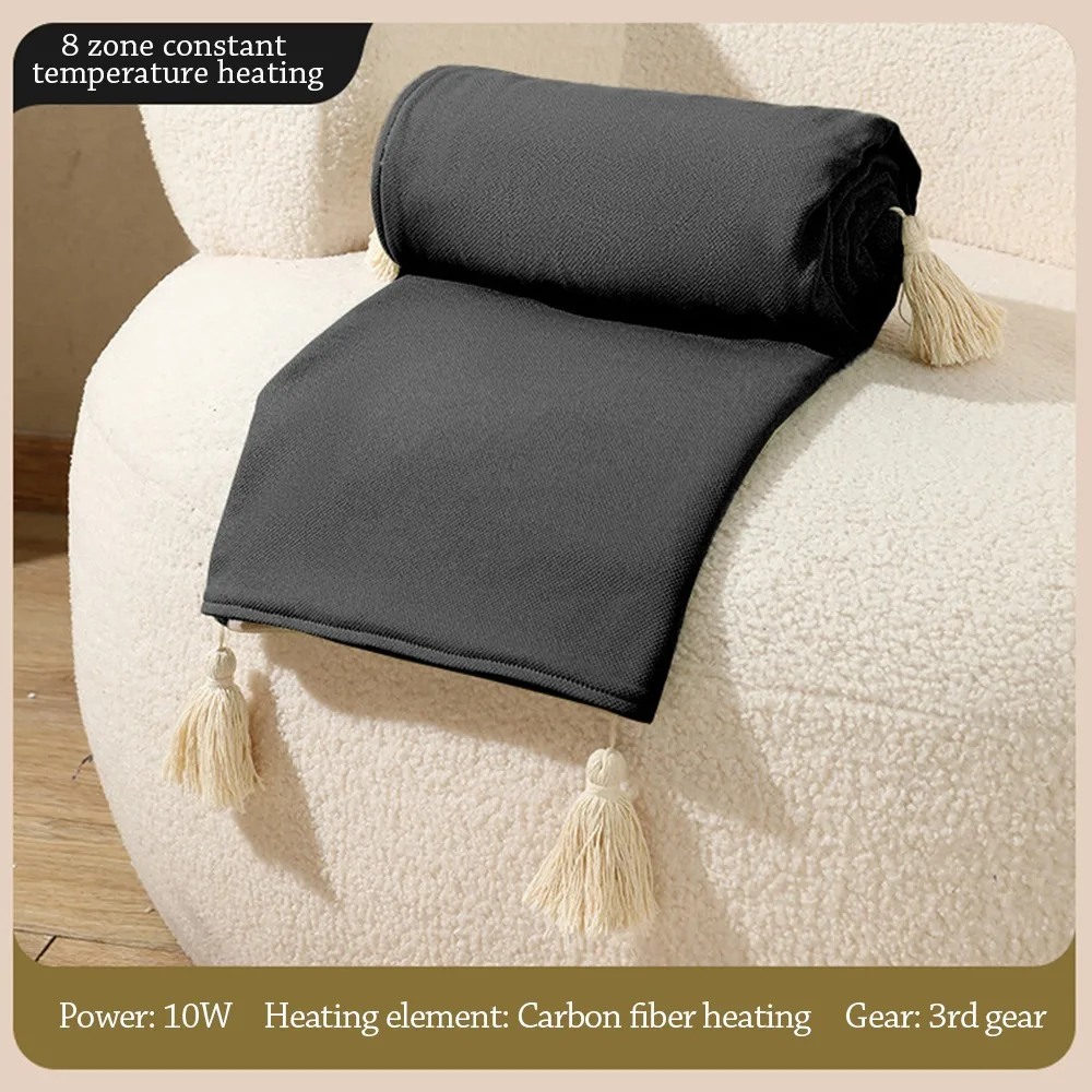 

Офисное носимое одеяло с электрическим подогревом через USB, теплая одежда, моющаяся шаль, одеяло, портативная теплая шаль на зиму