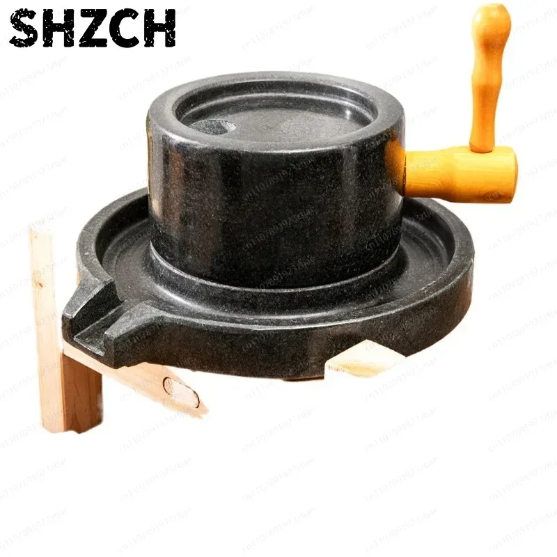 Stone mill household stone grinding disc small stone mill hand push bluestone  mill handmade rice flour mini manual soy milk