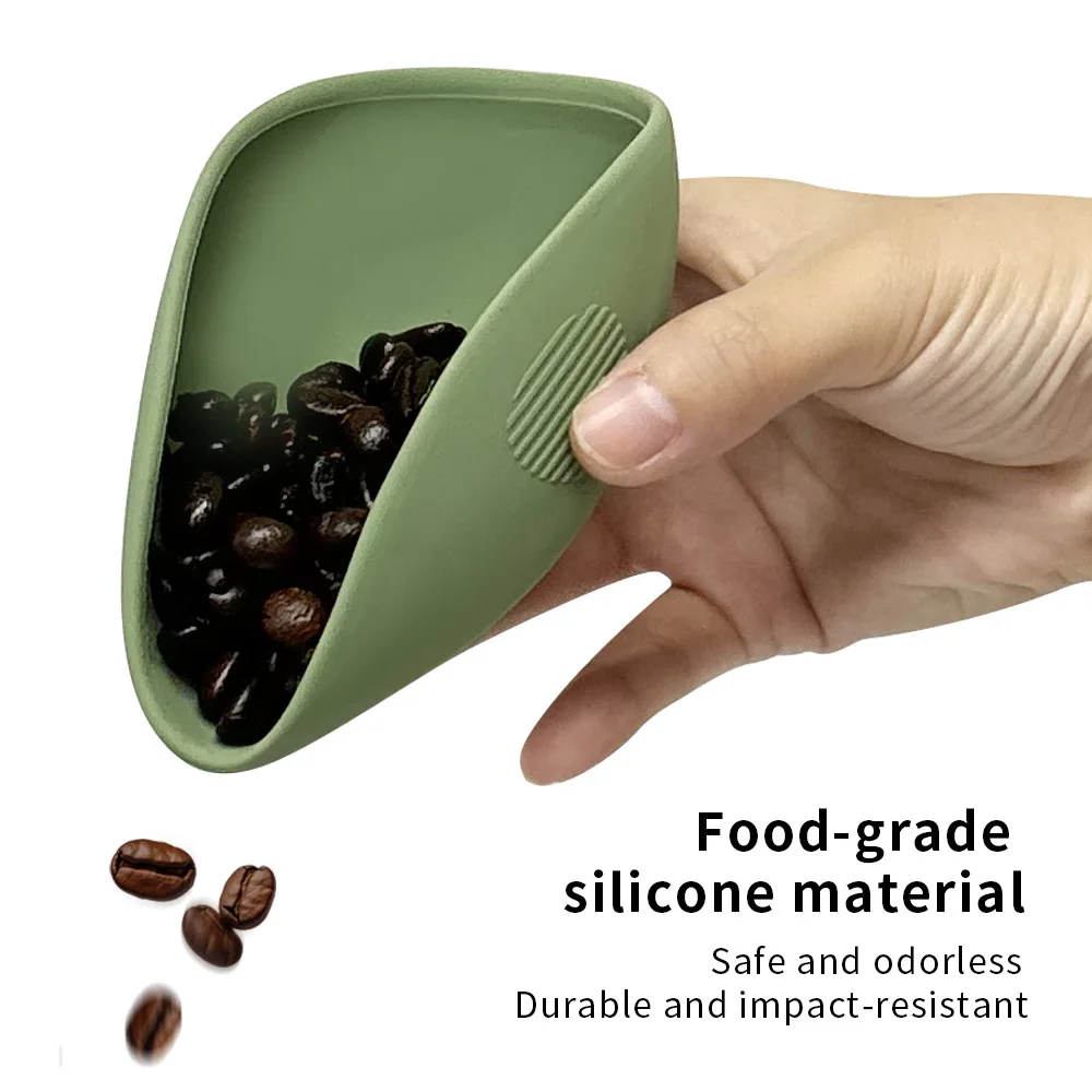 Coffee Bean Display Disc Measuring Disc Weighing Bean Disc Coffee Powder Bean Disc Silicone Powder Connector Tea Disc