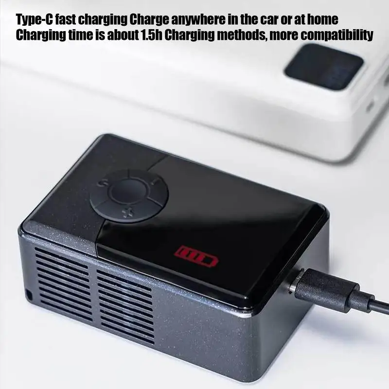 

Электрический велосипедный насос для шин, беспроводной велосипедный насос для шин, беспроводной компактный насос с умной защитой для скутеров, мотоциклов, велосипедов