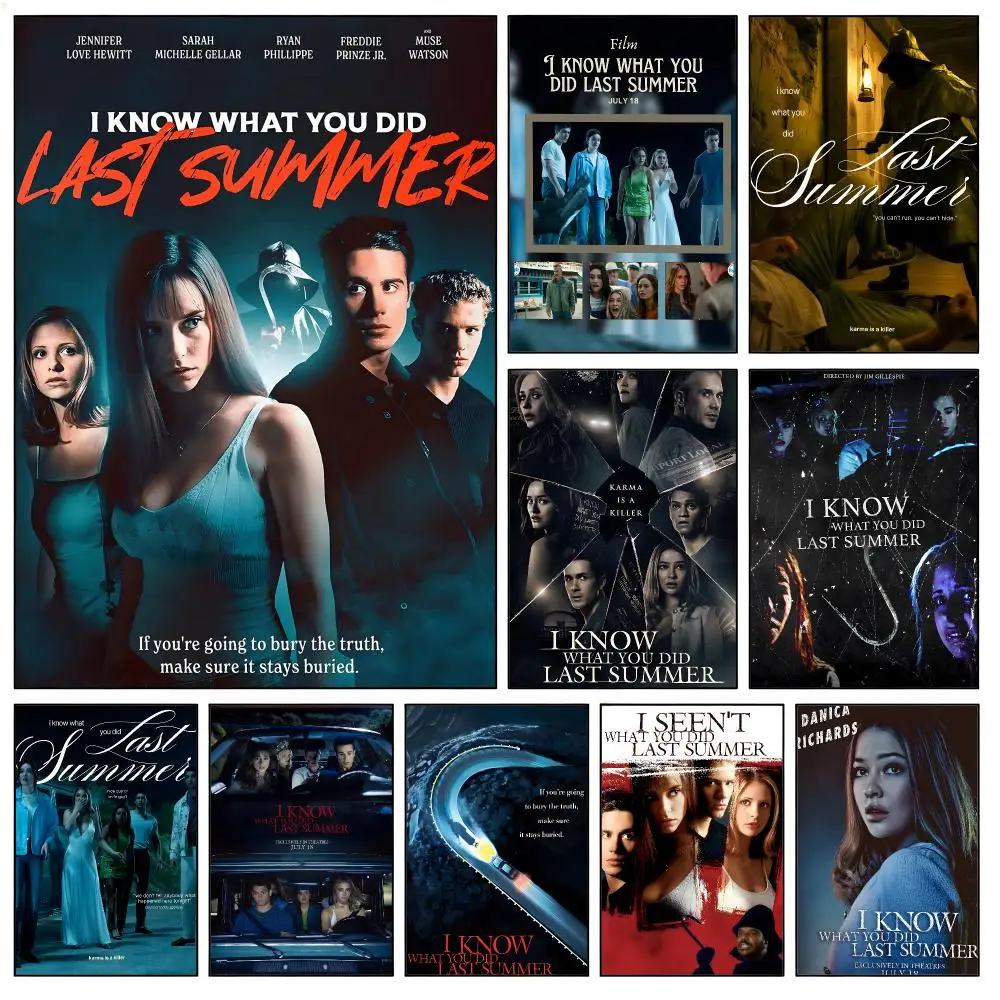 Movie I Know What You Did Last Summer Poster Waterproof HD Modern Peel And Stick Wall Decor Living Room Dorm Garage
