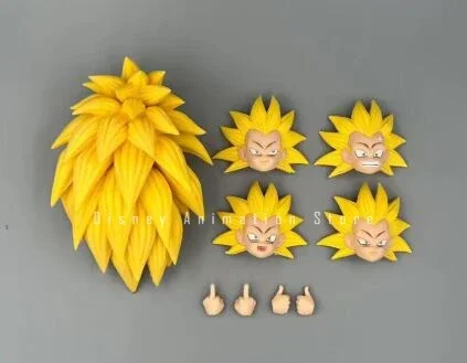 

Аксессуары аксессуары для студии в наличии KW Dragon Ball S.H. Фигуртс SHF SSJ3 Gotenks Head комплект Аниме экшн-Фигурки игрушки модели хобби