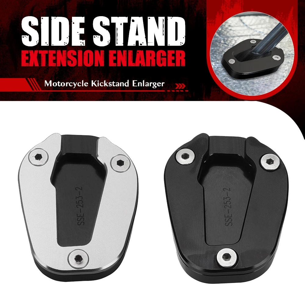 

For Honda CBR1000RR-R Fireblade SP CBR 1000RR-R 2020-2024 2025 Motorcycle Kickstand Extender Foot Side Stand Extension Pad Plate