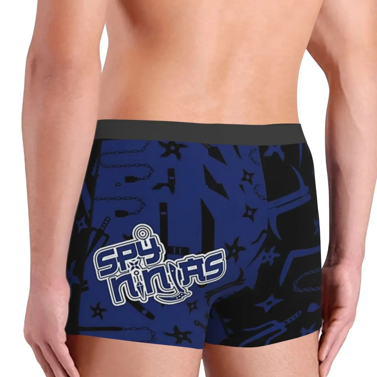 Calzoncillos Boxer, pantalones cortos, fantástico espía Ninja para niños y niñas, mochila, bragas, ropa interior ventilada para hombre, regalos