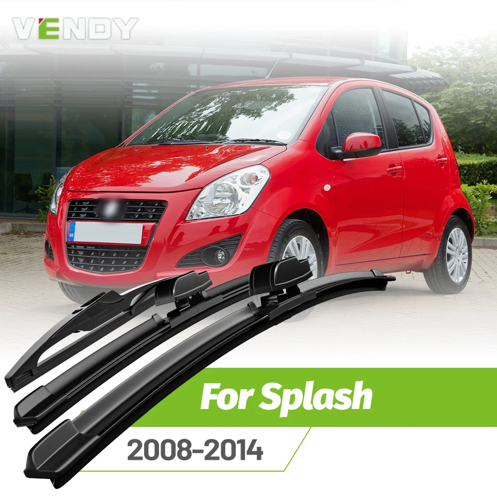 Vordere und hintere Wischerblätter-Set für Suzuki Splash 2008–2014, Windschutzscheiben-Regenbürsten, 22 Zoll + 16 Zoll + 10 Zoll