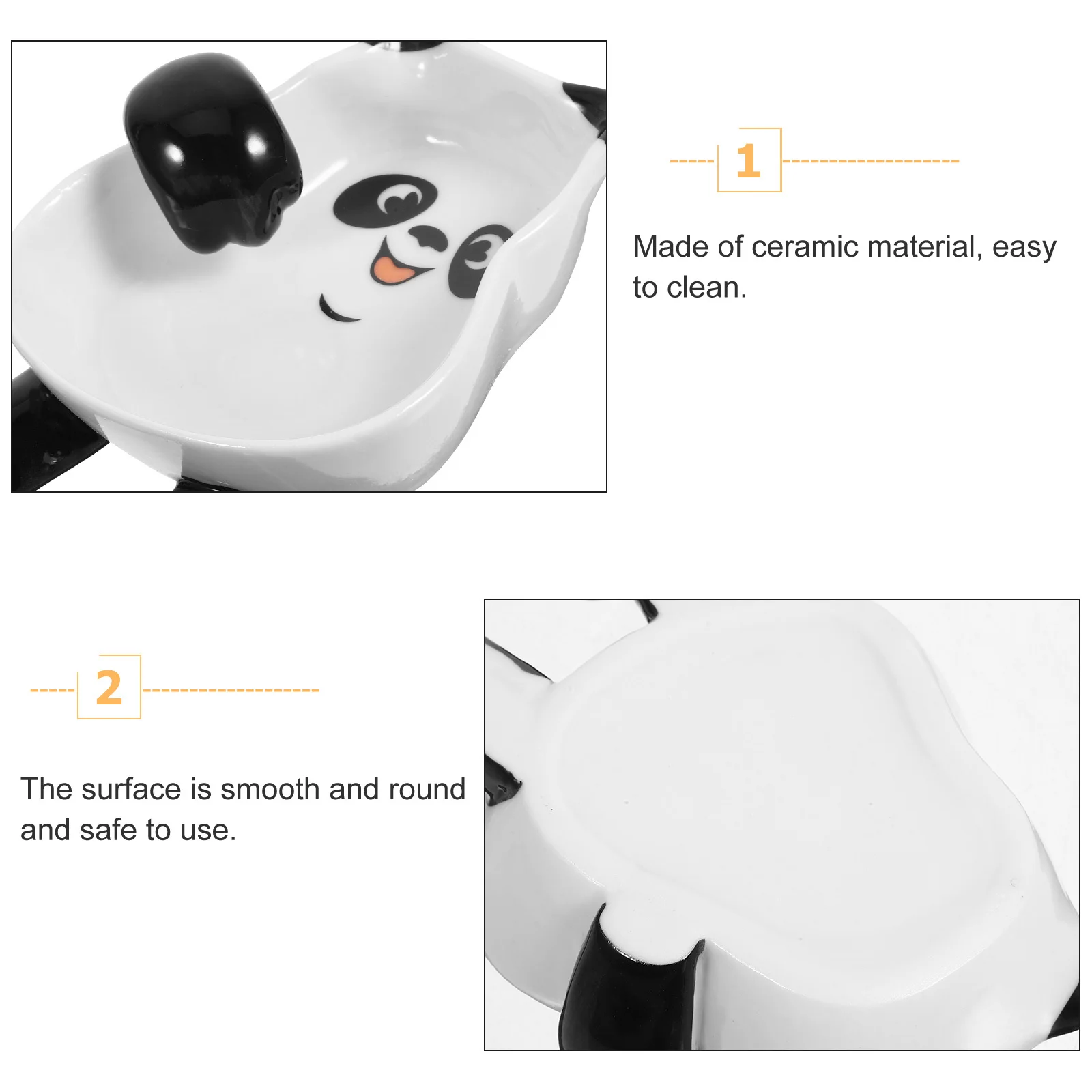 

Ceramic Spoon Rest Wear Resistant Cooking Spoon Holder Kitchen Counter Compact Scoop Holder Sauce Dish Ceramic Scoop Rest