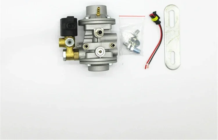 Multi point direct injection pressure reducing valve and two-stage BRC for CNG oil to gas natural vehicle modification