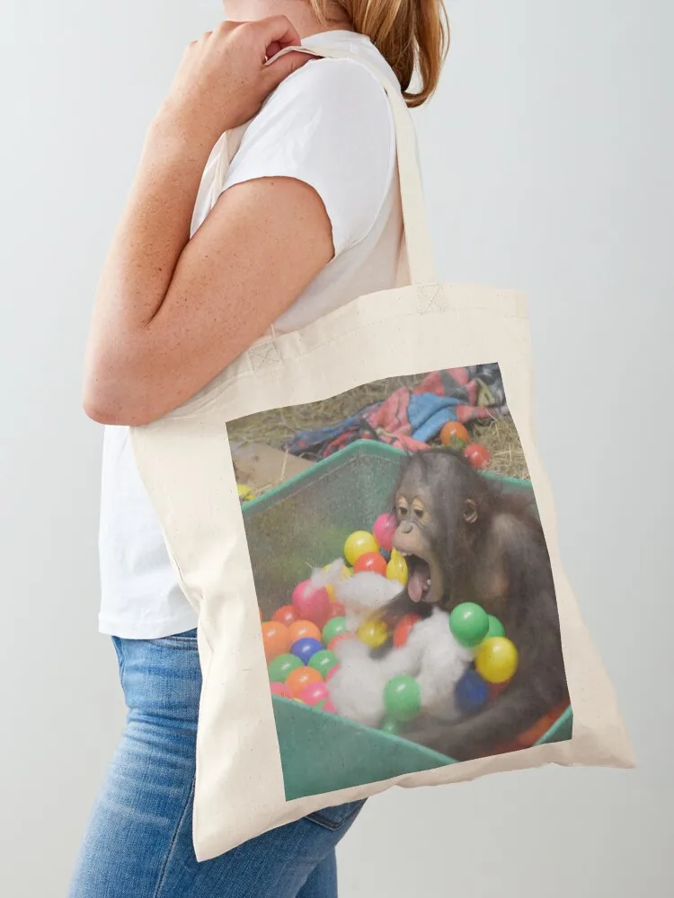

Orangutan Redd at the National Zoo Tote Bag women bag Women's bags canvas bags reusable grocery bags