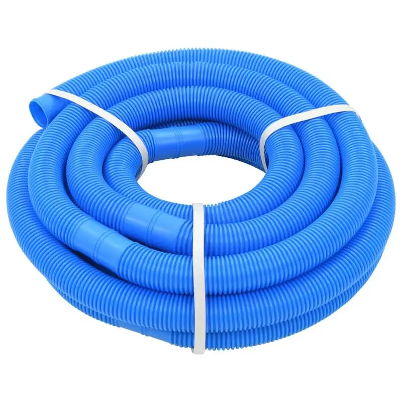 Tuyau de piscine bleu 32 mm 9,9 m, tube durable résistant à l'usure, facile à connecter pour l'entretien quotidien de la piscine