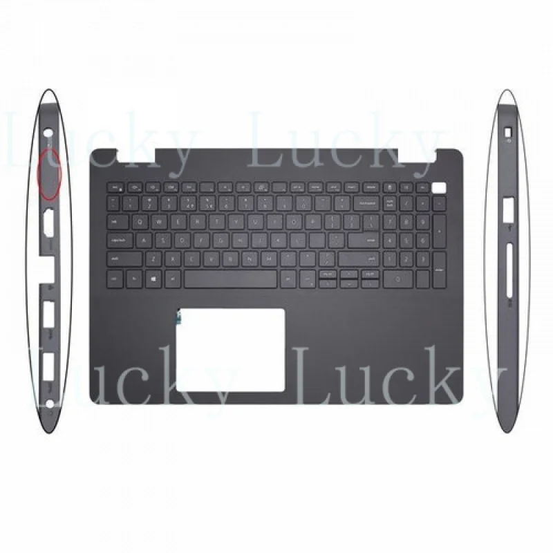 F FOR DELL Vostro 15 3505 3500 3501 US Backlit Keyboard Upper Case Palmrest Cover