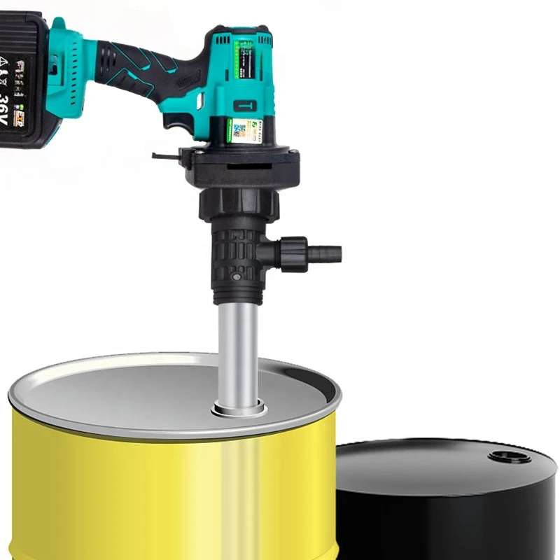 

Portable SCREW PUMP FUJ oil transfer pump Handheld Electric bucket barrel pump