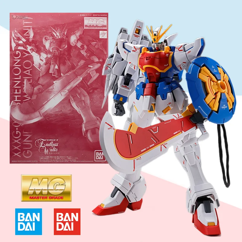 

Bandai оригинальный PB Limited MG 1/100 реальный длинный GUNDAM LIAOYA полнофункциональный Аниме Робот Модель комплект сборка игрушка подарок для детей