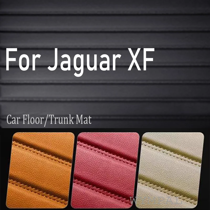 

Роскошные автомобильные коврики для Jaguar XF X260 2016 ~ 2022 Ковры Прочный кожаный коврик с защитой от грязи, автозапчасти для салона автомобиля