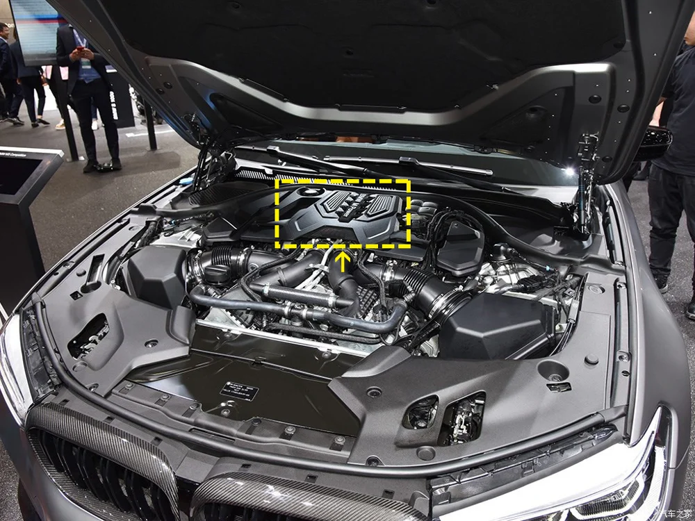 Carbon Fiber F90 M5 Car Engine Motor Cover For BMW M5 V8 GAS Turbocharged 2018 2019 2020
