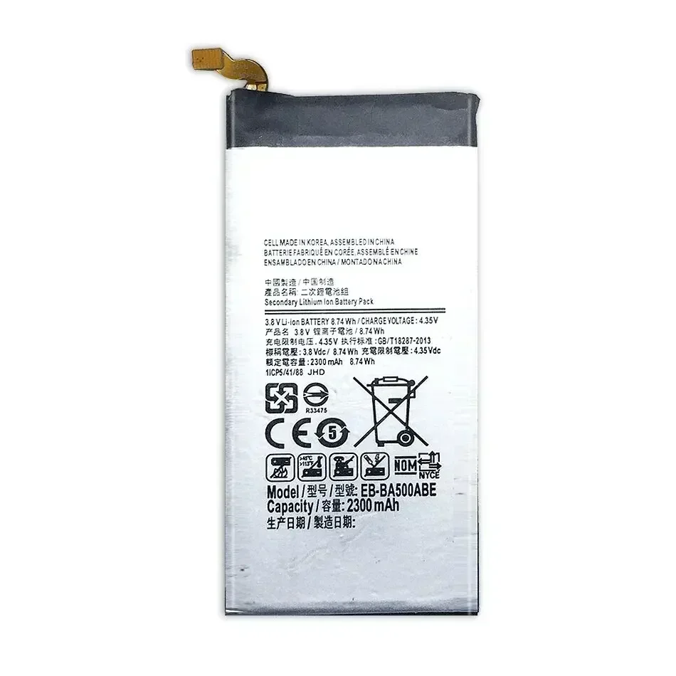 EB-BA500ABE Battery for Samsung Galaxy A5(2015 Edition) A500 SM-A500F A500F A500K SM-A500FU A5000 A5009 2300mAh Bateria Tools