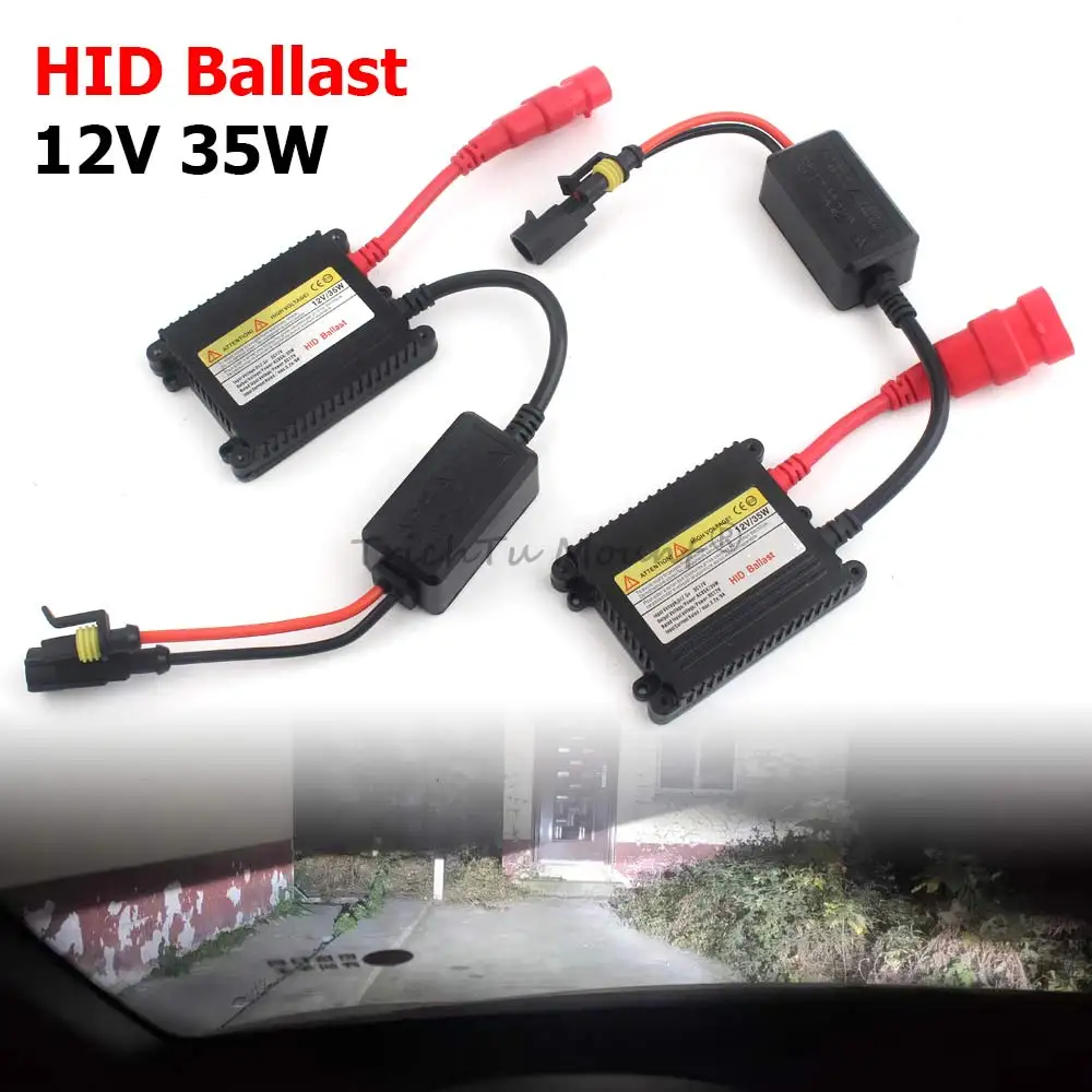 2PCS HID Xenon Ballast 35W Car Motorcycle Electric Motor Car For H1 H3 H4 H7 H8 H9 H10 H11 H13 9003 9004 9005 9006 9007 5202 880