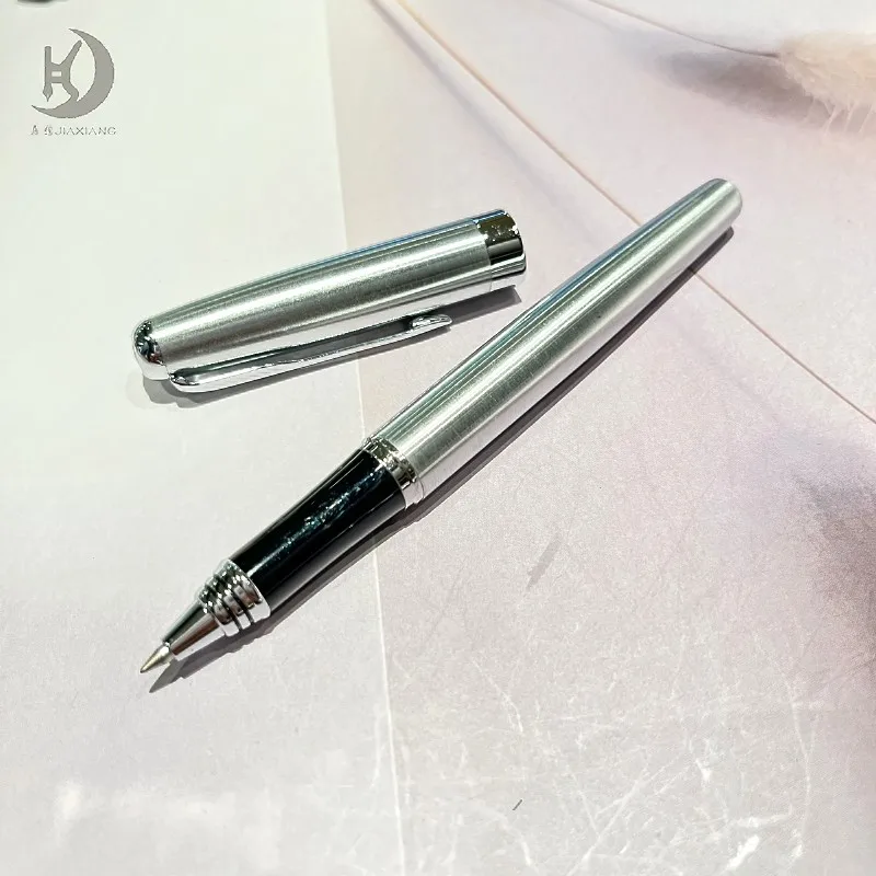 

1 шт. 388 профессиональный офисный школьный подарок серебряная металлическая ручка-ролик для студентов и бизнеса канцелярские принадлежности