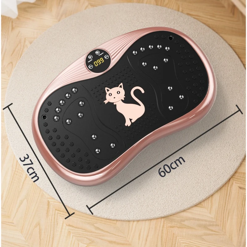 Rhythmic Whole Body Fitness Vibration Plate, Workout Device for Abdominal Fat Reduction and Body Building，Sports & Entertainment