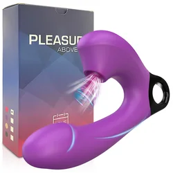 G-spot Vibrator Sex Toys For Women Powerful 2 in 1 Clit Sucker Clitoris Sucking Vacuum Stimulator Dildo Female Masturbation sexy